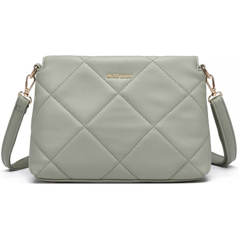 Miss LULU Kabelka RHOMBUS - svetlo zelená 44557947