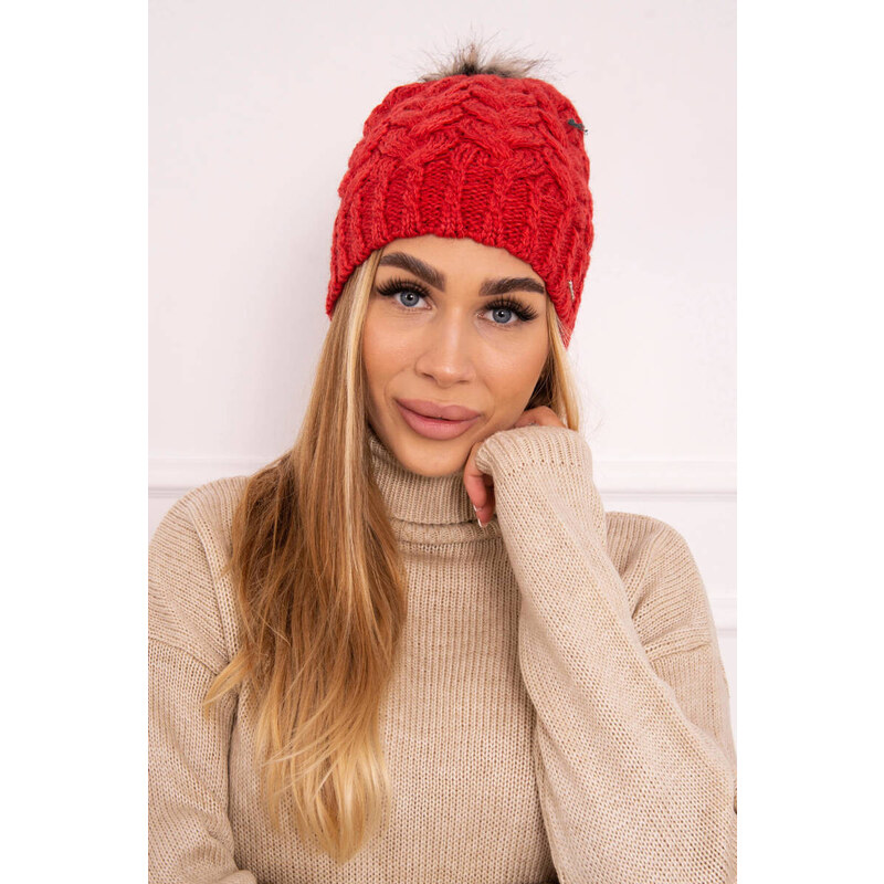 K-Fashion Fleecová čiapka Daria K217 malpberry 44560850