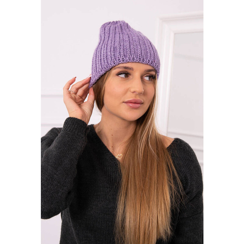 K-Fashion Dámska čiapka Rebeka K345 fialová 67778996