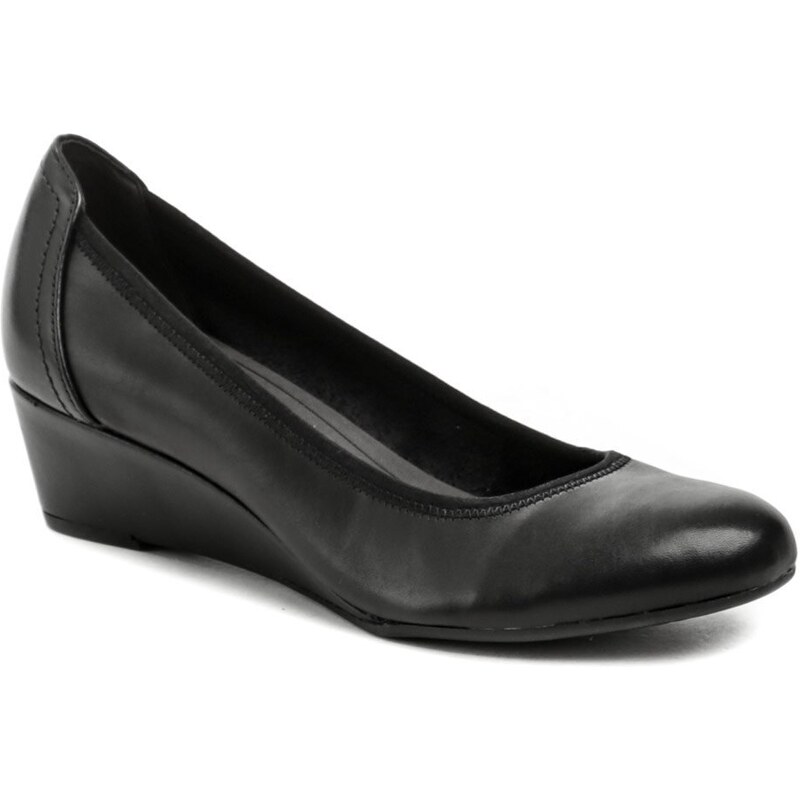 Tamaris 1-22320-41 čierne dámske lodičky na kline 44575362