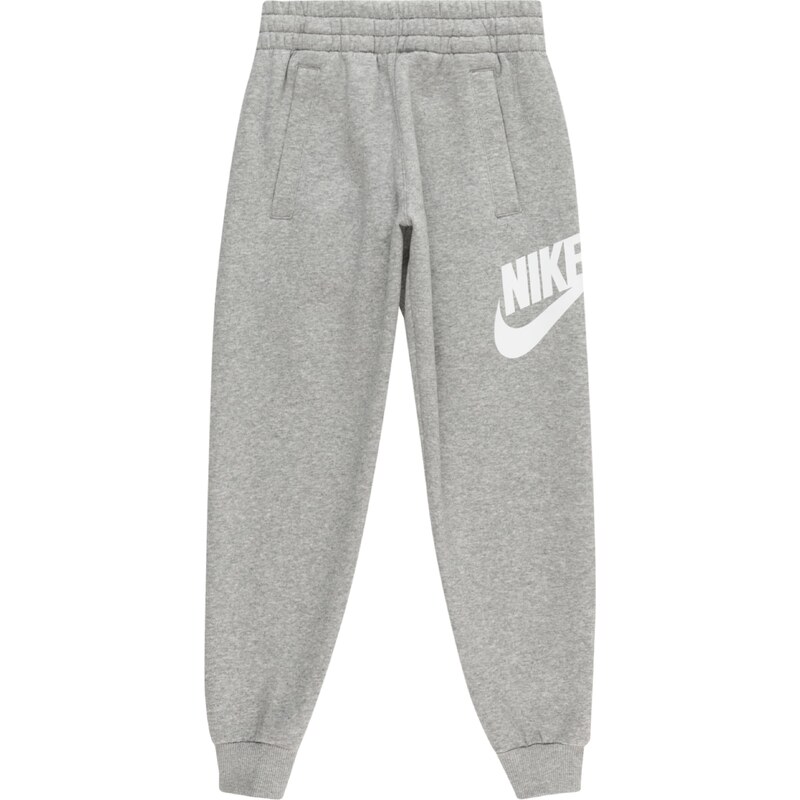 Nike Sportswear Nohavice Club Fleece sivá melírovaná / biela 45262644