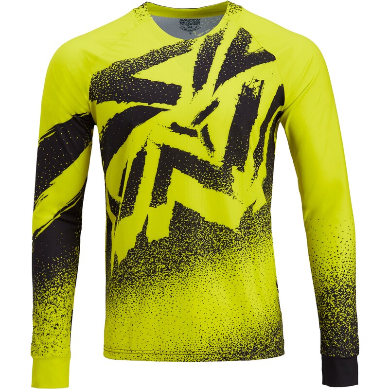 Pánsky enduro dres Silvini Cortino neónovo žltá/čierna 43265396