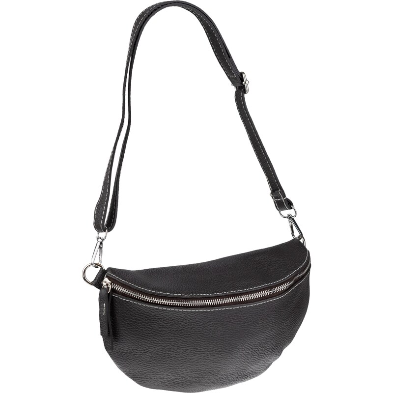 Cafe kožená talianska crossbody kabelka Reni Grande Cafe NovaKabelka 44587288
