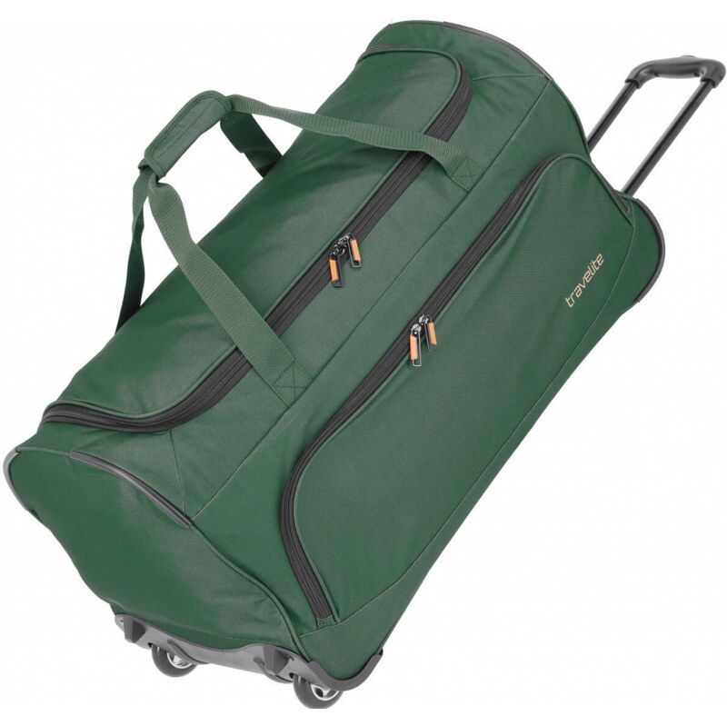 Travelite Basics Fresh Wheeled Duffle Dark green 62192422