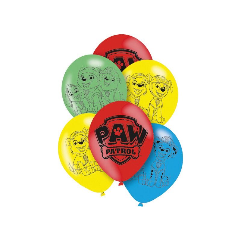 Amscan Sada latexových balónov - Paw Patrol 6 ks