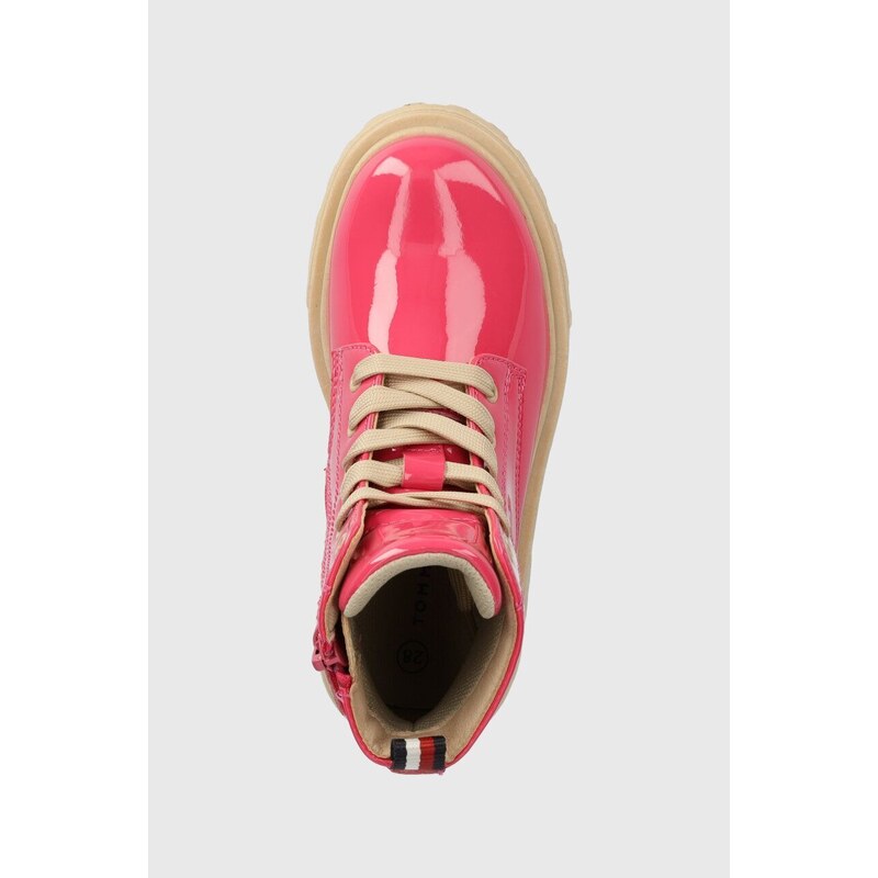 Detské topánky Tommy Hilfiger ružová farba