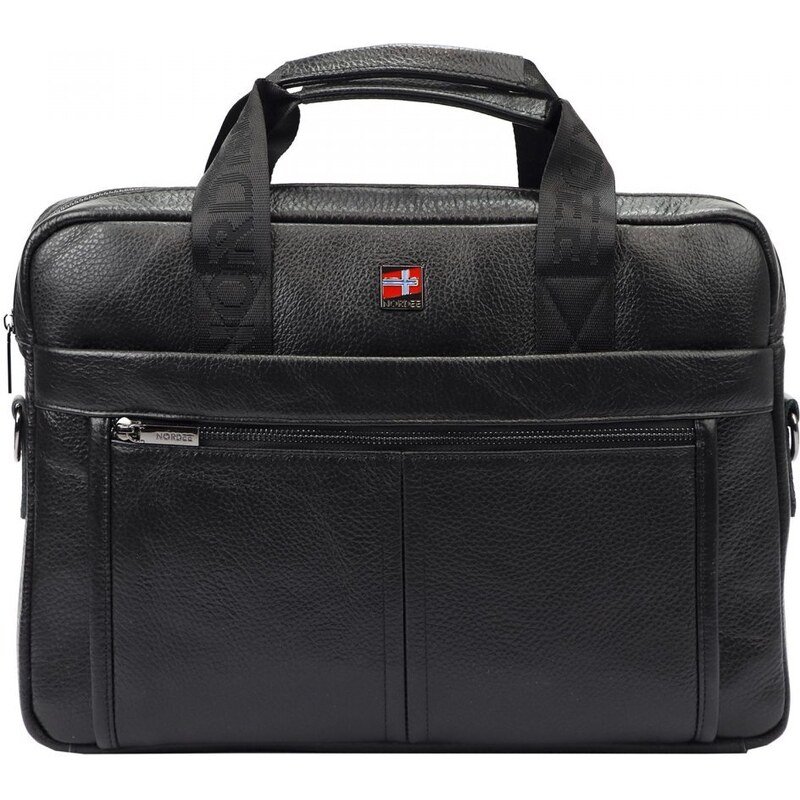 Gregorio Giorgio Pánska kožená taška cez rameno Norman čierná 65410962