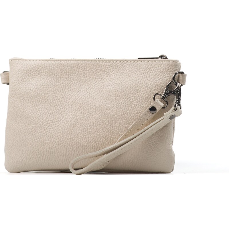 Blaire Kožená mini kabelka Bonita béžová 64987907