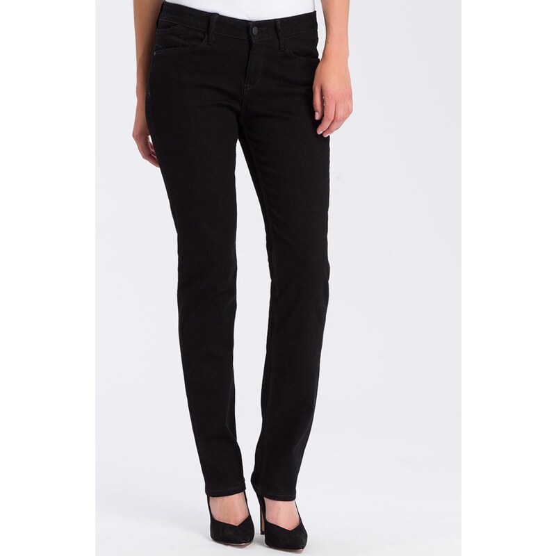 Cross dámské jeansy vysoký sed ROSE 487-054 černé