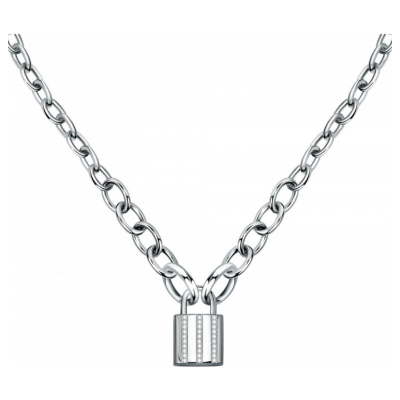 Morellato Luxusný oceľový náhrdelník Abbraccio SAUB01 66586830
