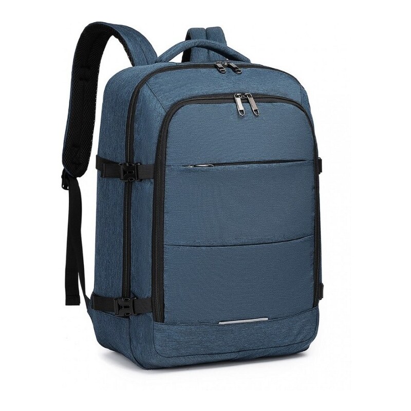 Konofactory Modrý objemný cestovný batoh do lietadla "Tourist" - veľ. L