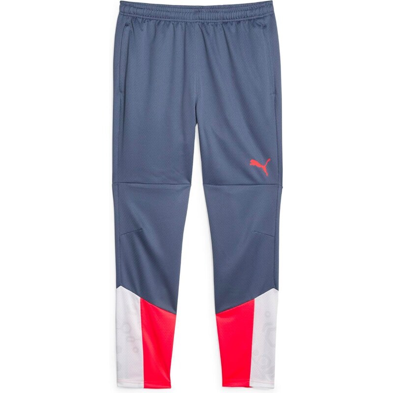 PUMA Športové nohavice IndividualCUP modrosivá / červená / biela 67728723