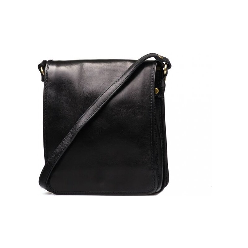 Blaire Pánske kožené crossbody Milano čierne 64988183