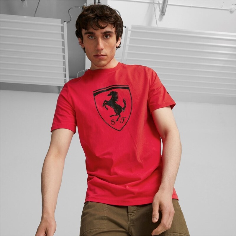 Puma Motorsport Ferrari Race tonal Big Shield Tee red 44693410