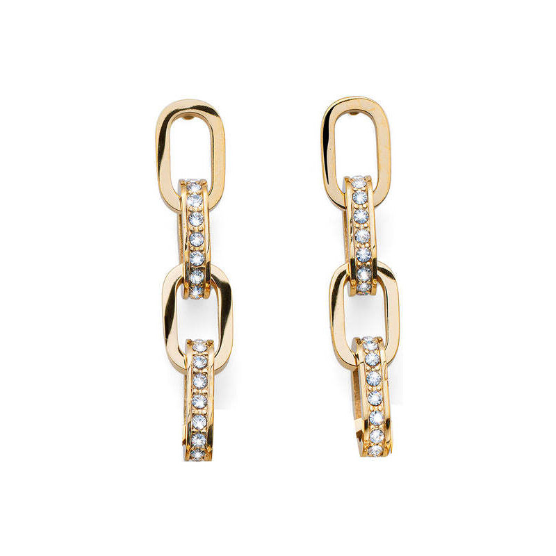 CRYSTalp Trendy pozlátené náušnice s kryštálmi Touch Link 40524.EG 66587279