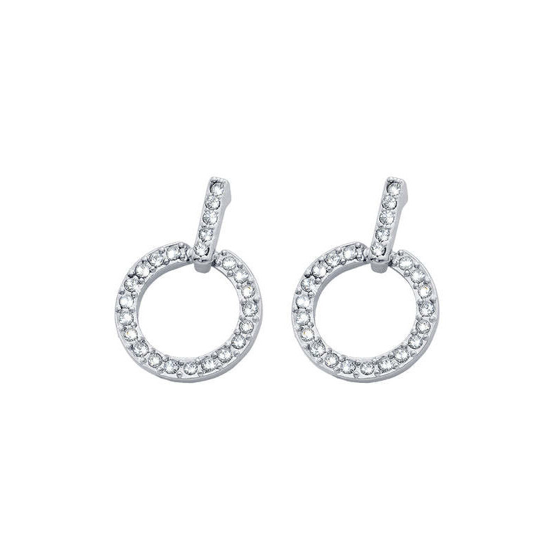 CRYSTalp Očarujúce náušnice s kryštálmi Circle 42146.R 66589888