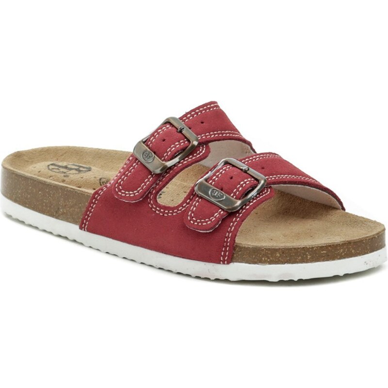 Best Feet BY-213-15-99 červené dámske nazúvaky 44700450