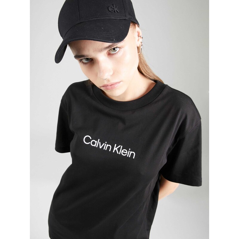 Calvin Klein Tričko 'HERO' čierna / biela