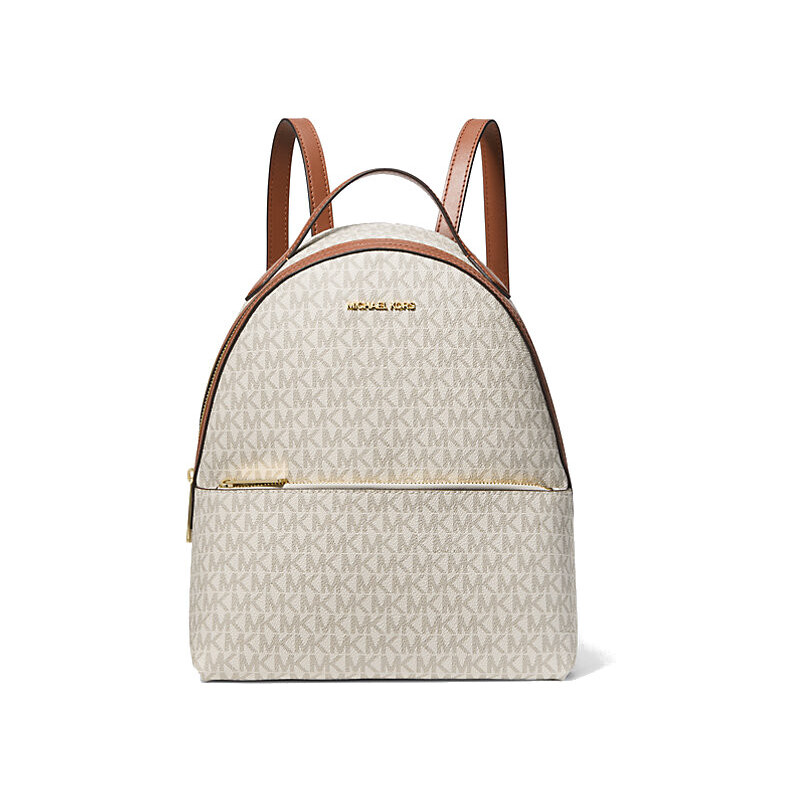Michael Kors Sheila Medium Logo Backpack Vanilla 63717770