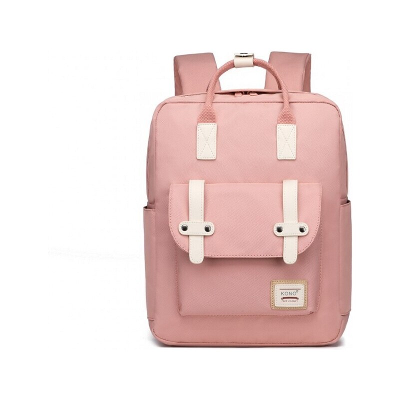 Konofactory Ružový odolný batoh do lietadla "Traveller" - veľ. M