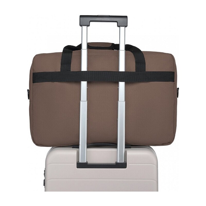 Konofactory Hnedá vodeodolná taška do lietadla "Airplane" - veľ. XS, S, M