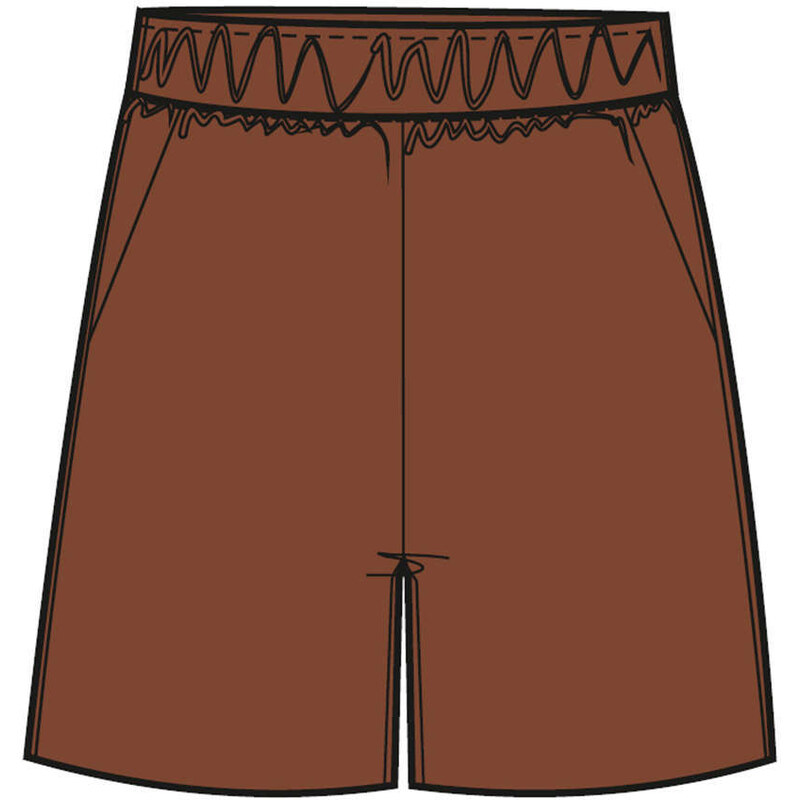 Marisse Womens Shorts L-Sh-4013 Brown 50679481
