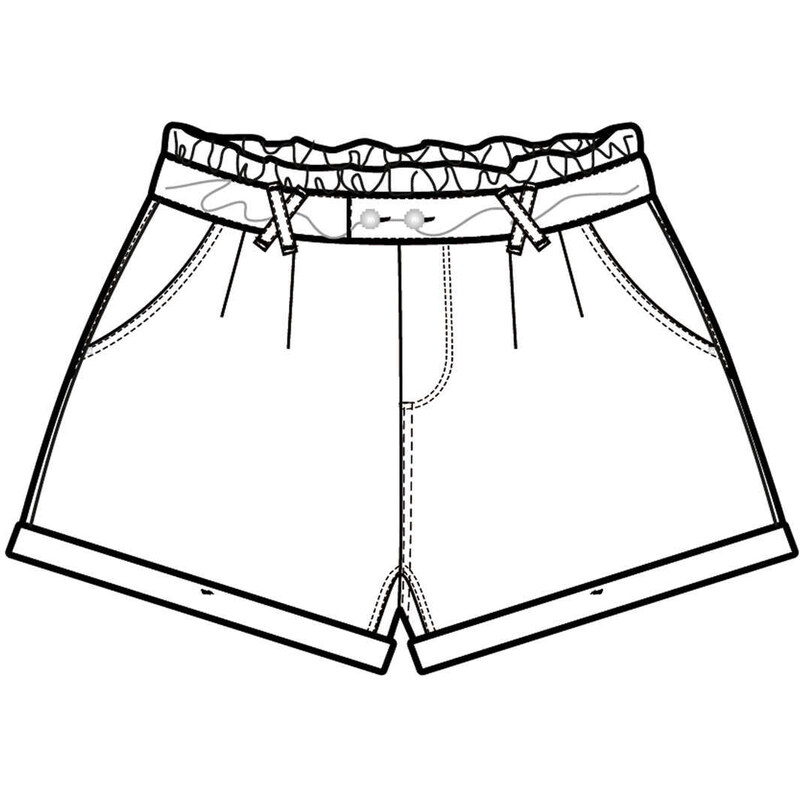 Marisse Womens Shorts L-Sh-4002 Off White 50687724