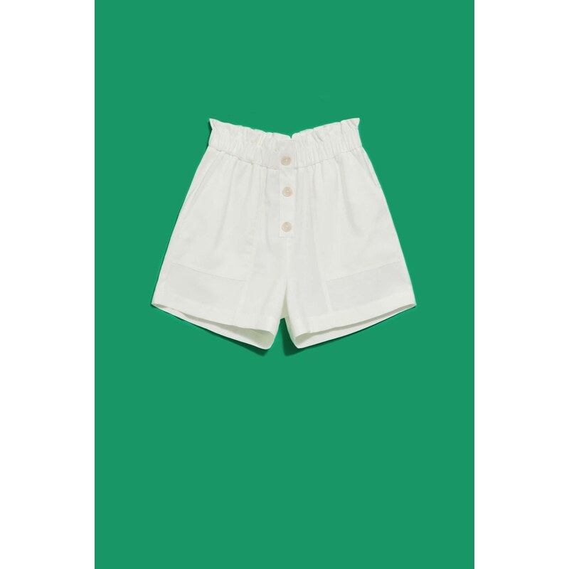 Marisse Womens Shorts L-Sh-4019 Off White 50649169