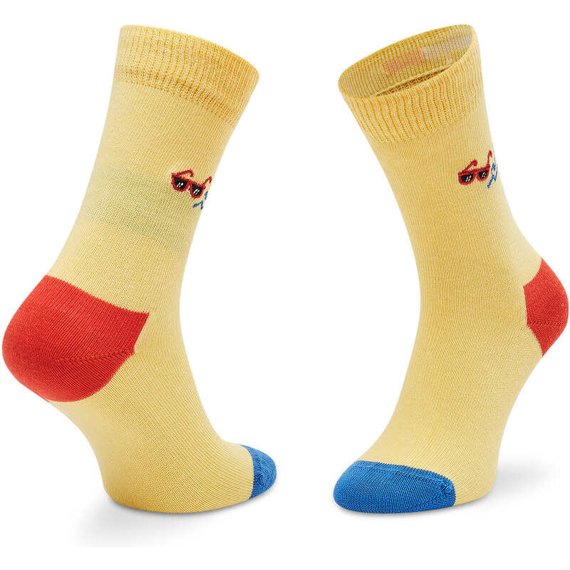 Súprava 3 párov vysokých detských ponožiek Happy Socks