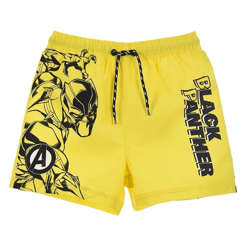 AVENGERS Chlapčenské žlté plavecké šortky - Black Panther 44750169