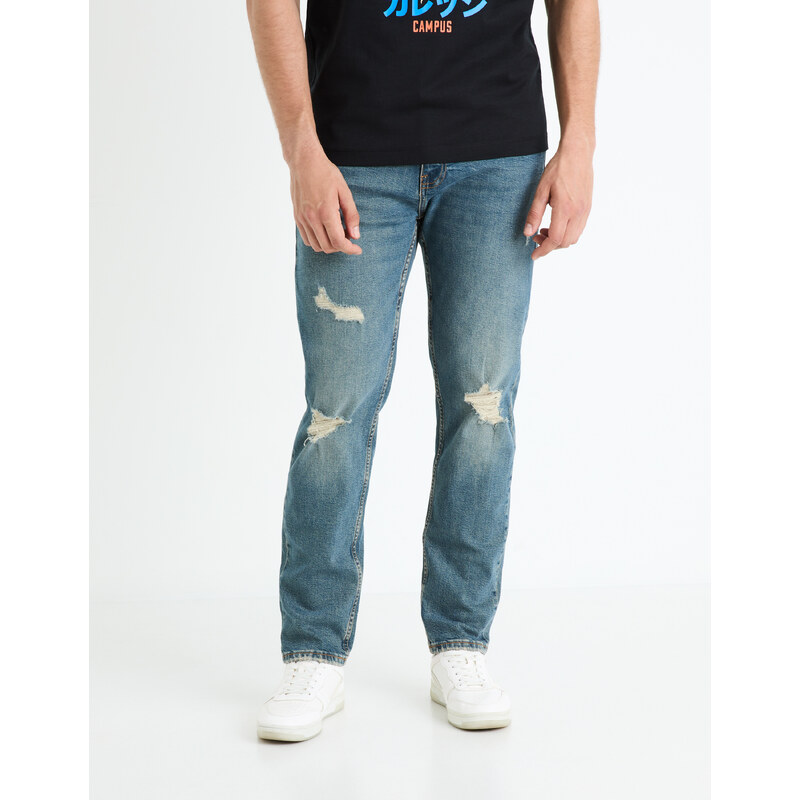 Modré pánske slim fit džínsy Celio Fostroy 50511232