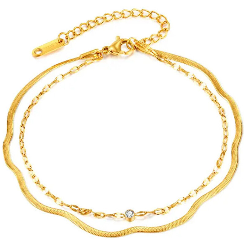 Náramok na nohu z chirurgickej ocele ACADIA 44756411