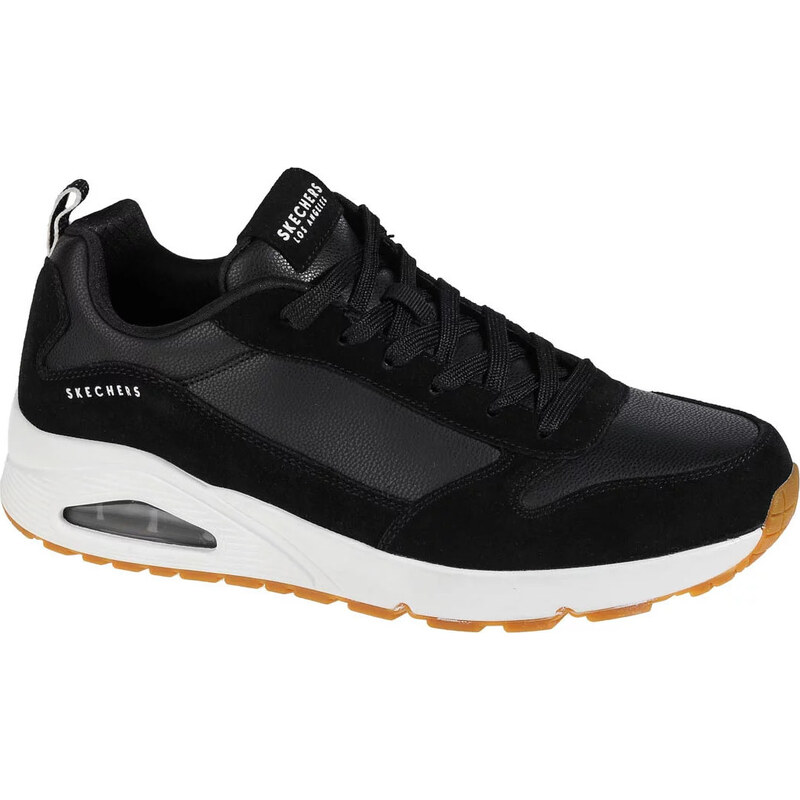 Čierne pánske tenisky Skechers Uno-Stacre 52468-BKW 25914790