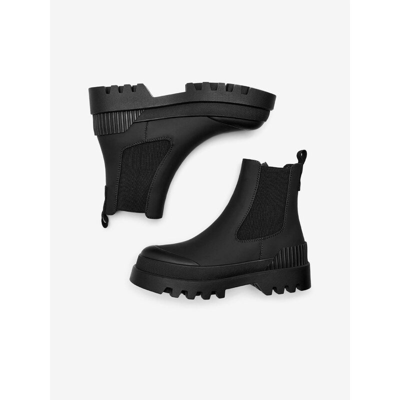 Black Womens Ankle Boots ONLY Buzz - Women