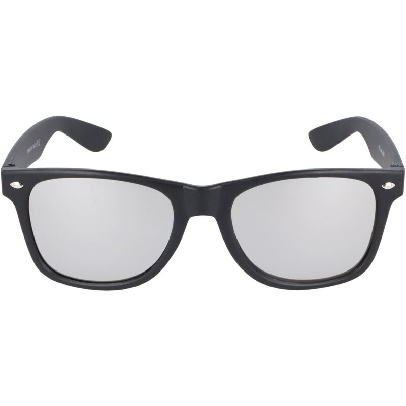 Sunmania Čierne zrkadlové okuliare Wayfarer 3971483