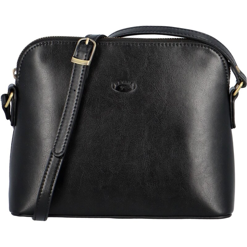 Dámska kožená crossbody kabelka čierna - Katana Erno čierna 45429083