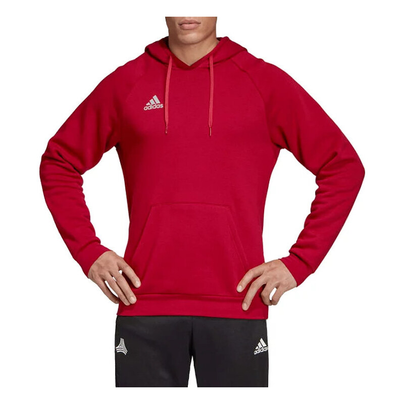 Červená pánska mikina adidas Tan Hooded Sweatshirt DZ9613 15369178