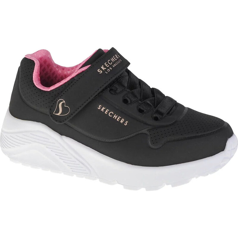 Čierne dievčenské tenisky Skechers Uno Lite 310451L-BKRG 31512059