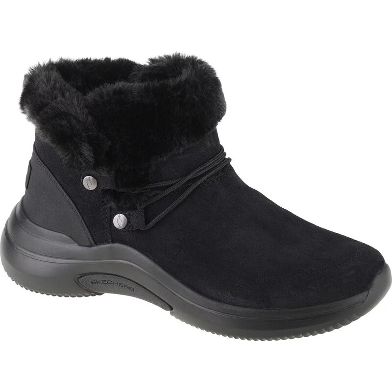 Čierne dámske topánky Skechers On The Go Midtown-Cozy Vibes 144271-BBK 36963020