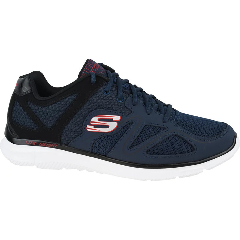 Čierno-modré pánske tenisky Skechers Verse Flash Point 58350-NVBK 16491997