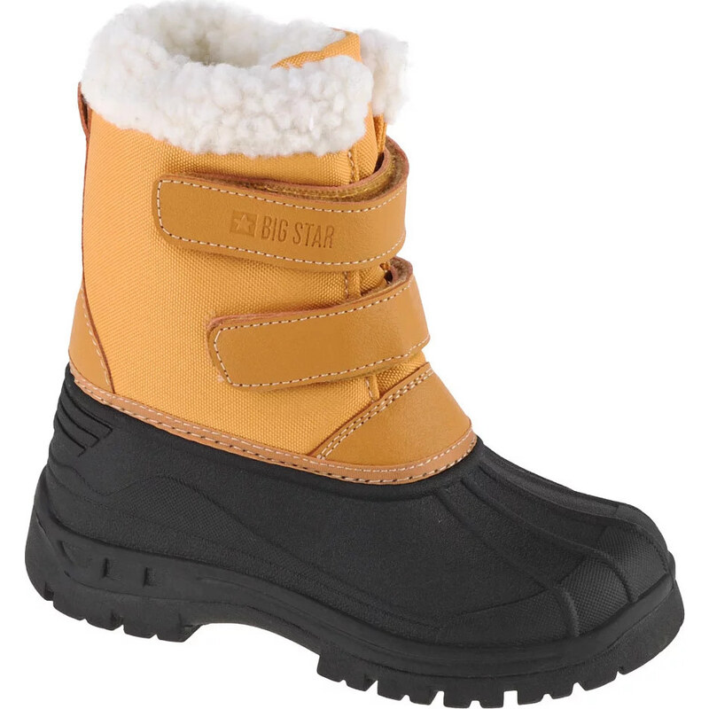 Čierno-béžové dievčenské snehule Big Star Kids Snow Boots KK374237 37344344