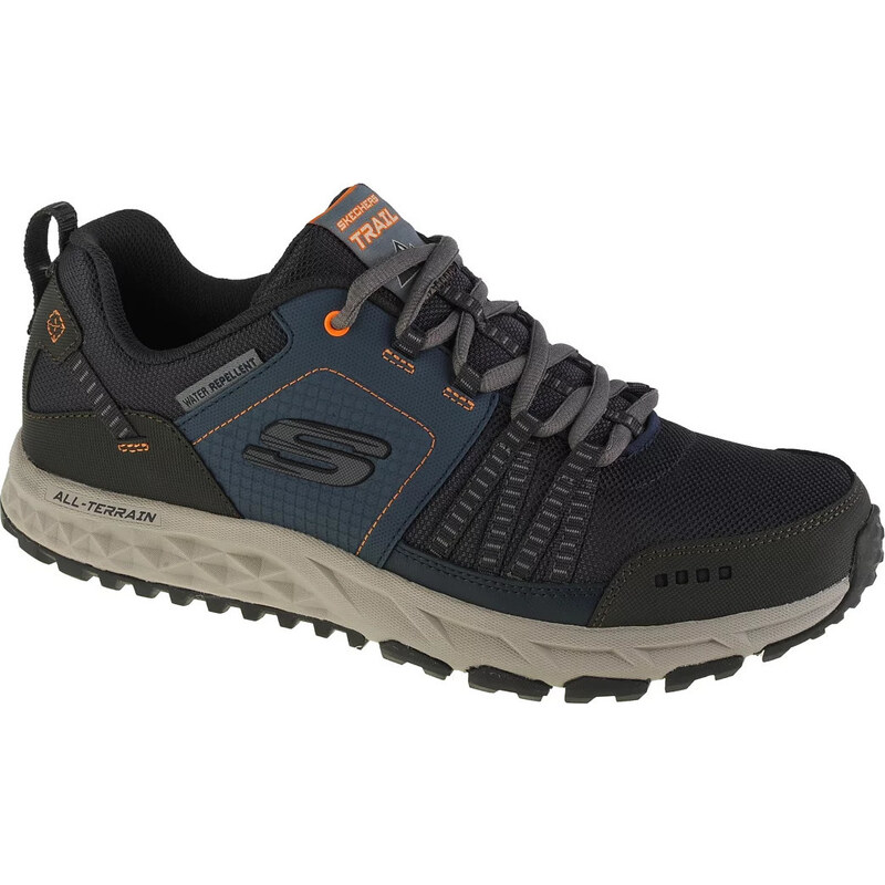 Čierno-modré pánske tenisky Skechers Escape Plan 51591-NVOR 32303577