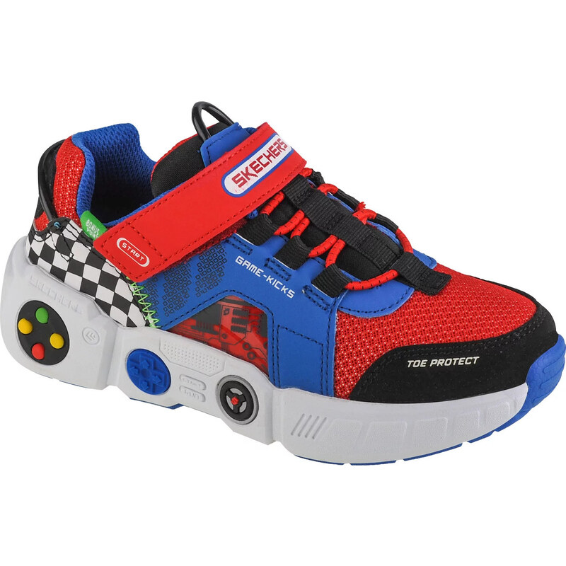 Farebné chlapčenské tenisky Skechers Gametronix 402260L-BLMT 39515140