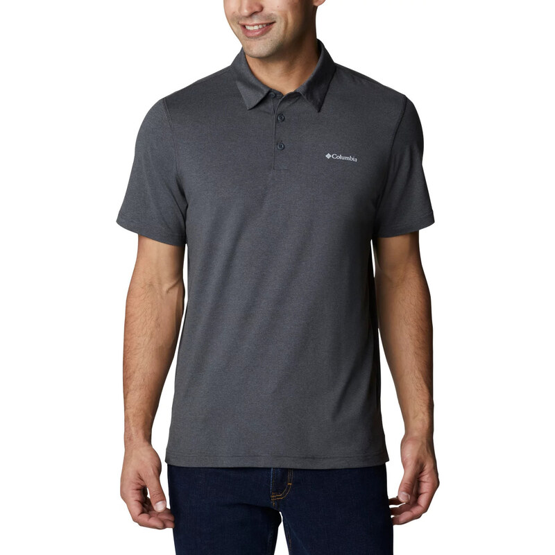 Tmavosivá polokošeľa Columbia Tech Trail Polo Shirt 1768701013 41661170