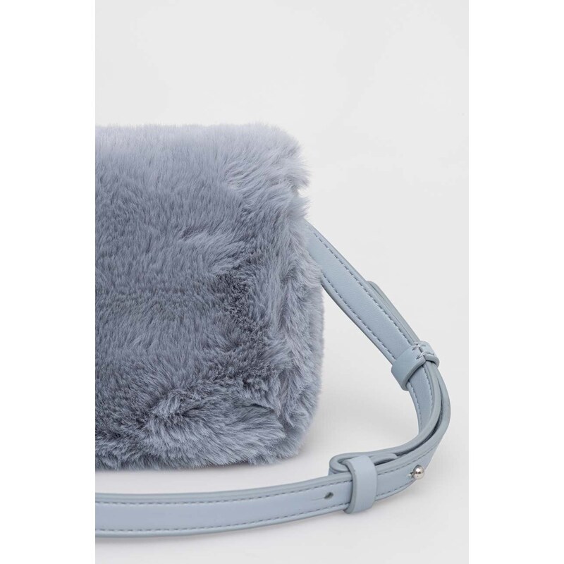 Dievčenská kabelka Emporio Armani modrá farba