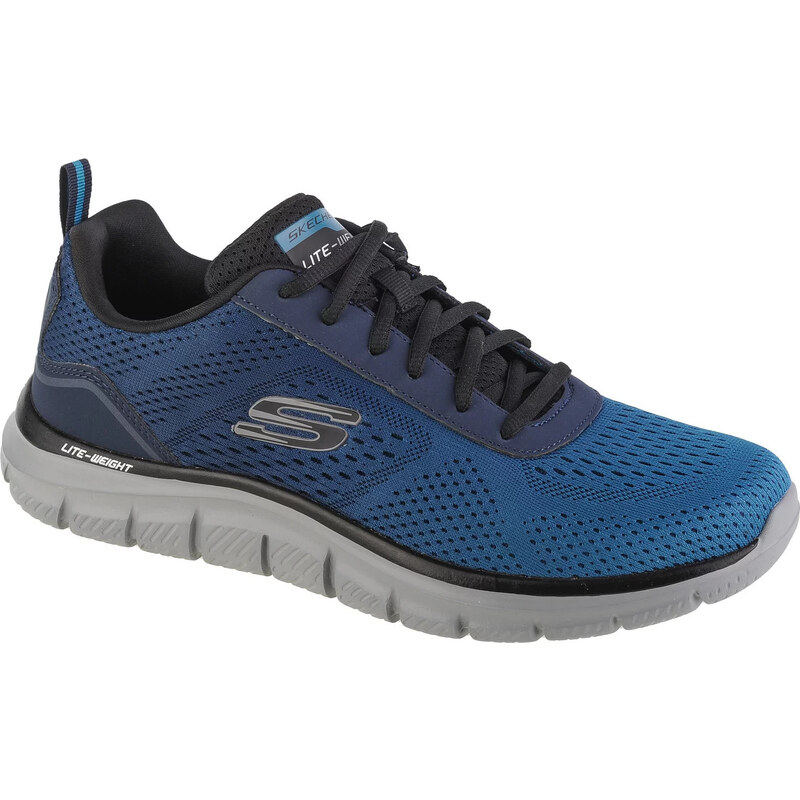 Modré pánske tenisky Skechers Track - Ripkent 232399-NVBL 39515138
