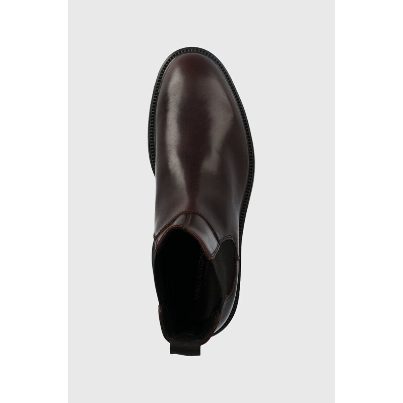 Kožené topánky chelsea Vagabond Shoemakers ALEX M pánske, hnedá farba, 5266.001.31