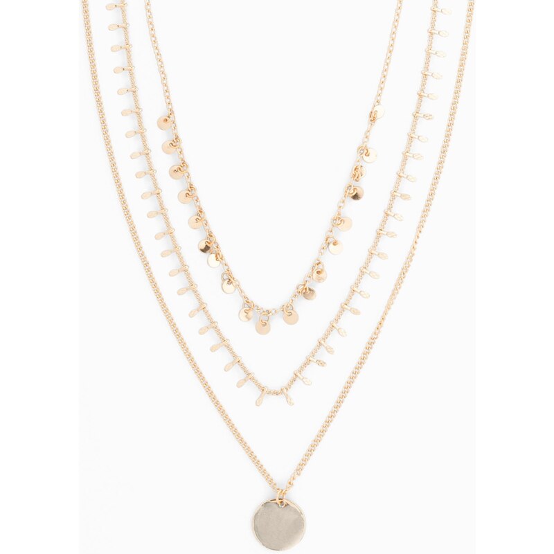 bonprix Sada retiazok, farba zlatá 44790557