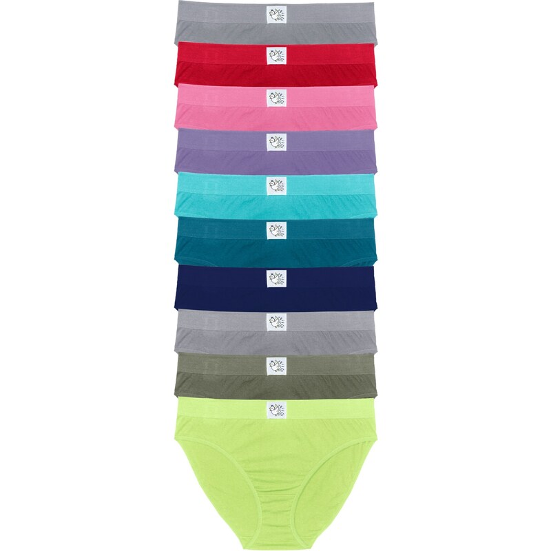 bonprix Nohavičky (10 ks v balení), farba zelená 44740913