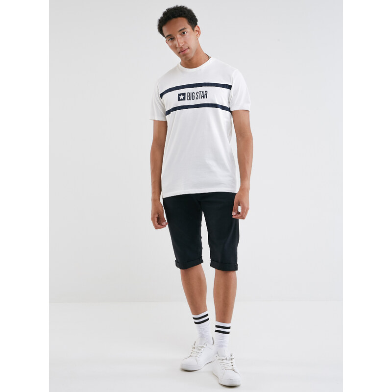 Bermudy Big Star Mans Bermuda šortky 111212 čierna džínsovina-901 50543750